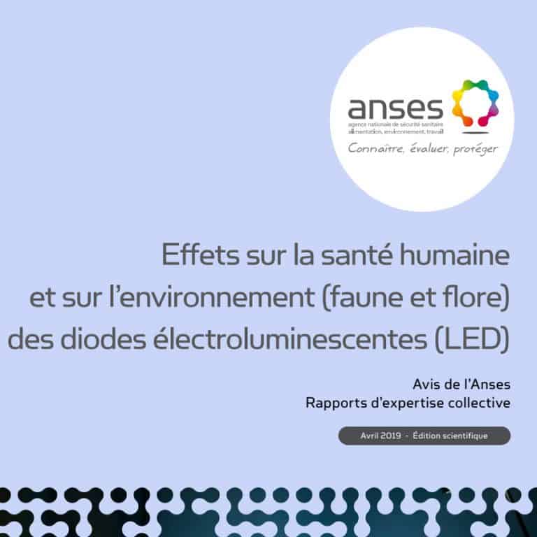 Effets sur la santé humaine et sur l’environnement (faune et flore) des diodes électroluminescentes (LED)
