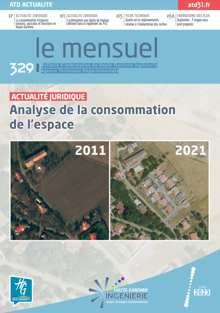 Bulletin d’information de Haute-Garonne Ingénierie Agence Technique Départementale N°329